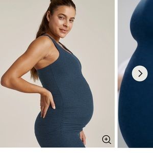 Beyond Yoga - Spacedye Bases Covered Maternity Tank - CHARCOAL COLOR